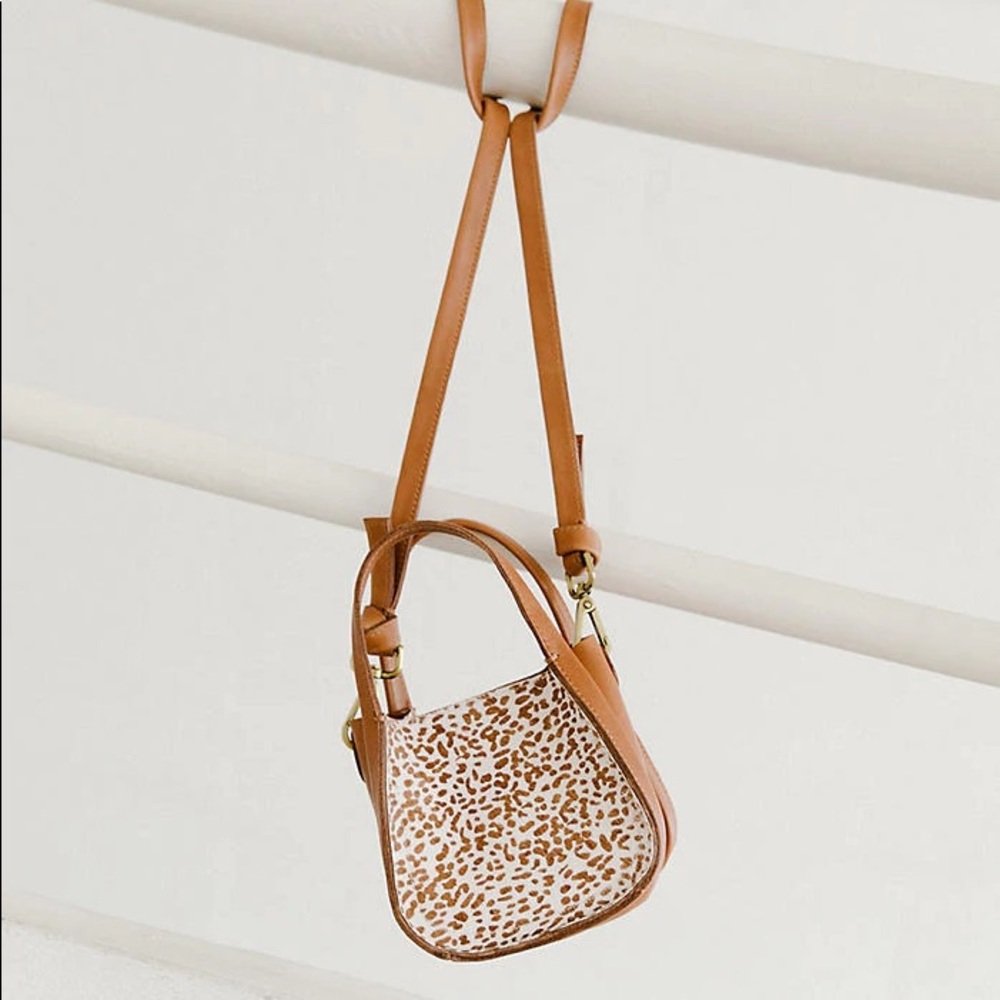 Madewell Micro Sydney Crossbody Spotted Calf Hair